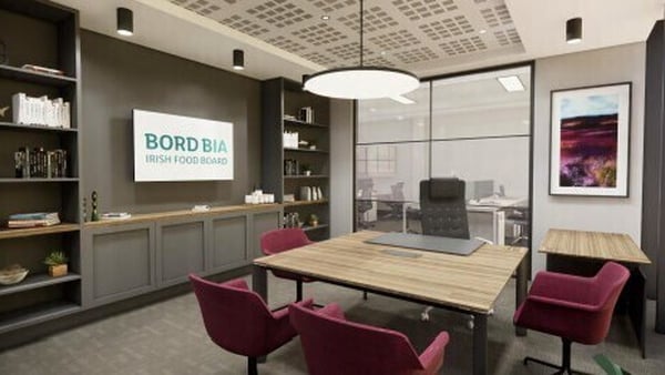 An Bord Bia said the final bill for the fitout of the new headquarters on Pembroke Road had been €6.45m, which came in just over €70,000 under budget