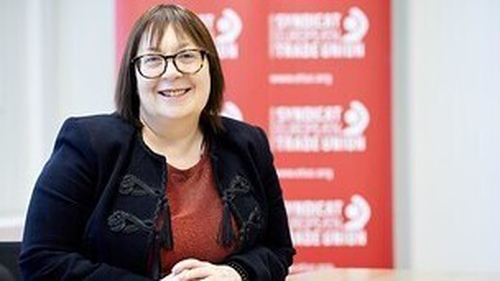The announcement of Esther Lynch's appointment was made at a meeting of the ETUC Executive Committee in Brussels