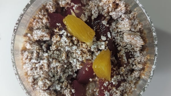 Mags Roche's rice pudding with mulled wine poached pears: Today