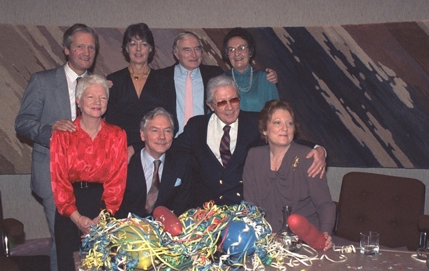 Broadcaster Gay Byrne and family (1987)