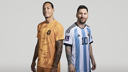 Virgil van Dijk (L) and Lionel Messi will face off on Friday