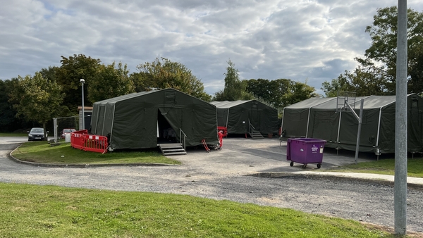 More than 104 international protection applicants are sleeping in tented accommodation in Co Clare