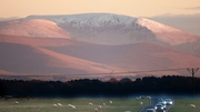 Snow on Lugnaquilla in Wicklow yesterday (RollingNews.ie)