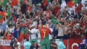 Cristiano Ronaldo applauds the Portugal fans after their victory over Switzerland
