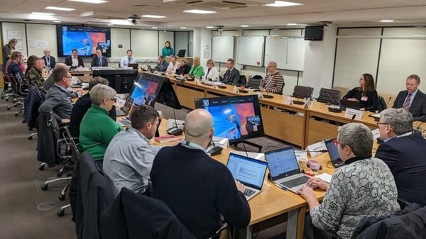 The National Emergency Coordination Group met at the Dept of Agriculture (Pic: @emergencyIE)