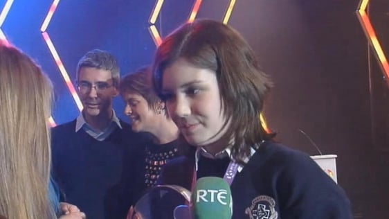 Eimear Jones, the youngest winner ever of the Young Scientist (2008)