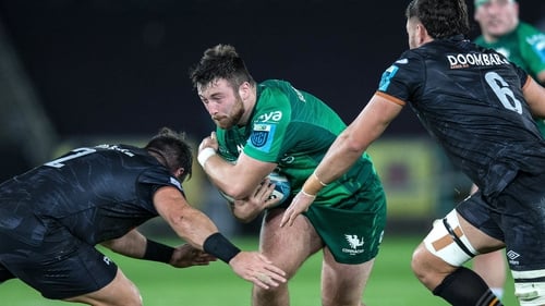 Dylan Tierney-Martin suffered a shoulder injury in Connacht's win over Newcastle Falcons