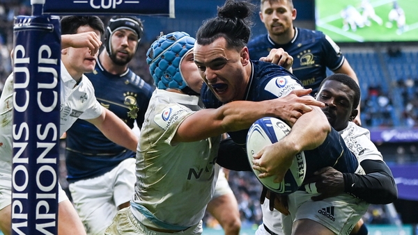James Lowe impressed in Leinster's wins over Ulster and Racing 92