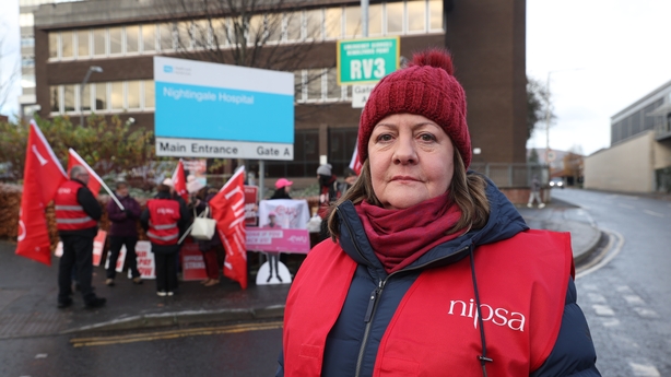 Thousands of nurses strike across Northern Ireland