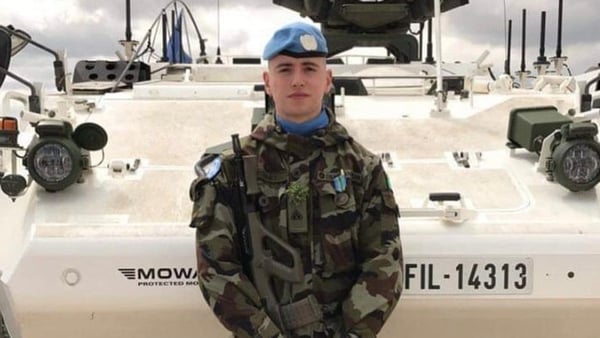 Private Seán Rooney was killed while on duty in Lebanon last December