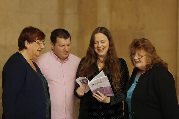 L-R Dublin Historians in Residence Mary Muldowney Cormac Moore Dervilia Roche and Cathy Scuffil_Photo Leon Farrell Photocall Ireland