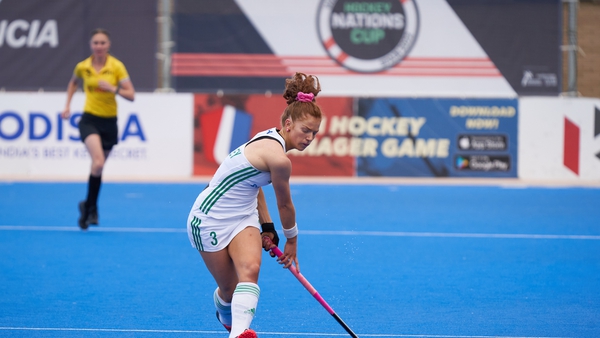 Sarah McAuley was involved in Ireland's first goal