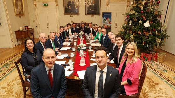The first meeting of the new Cabinet on 17 December