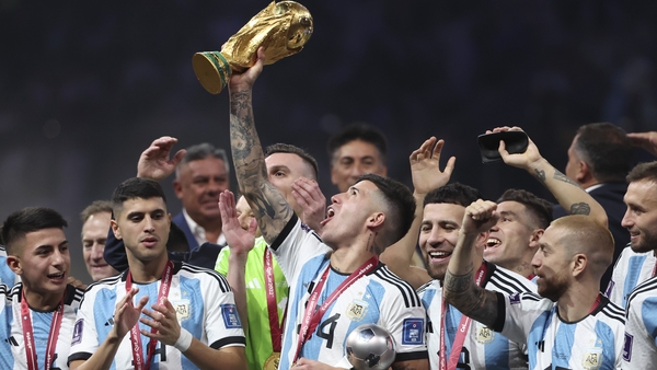Argentina have moved to number two in the rankings