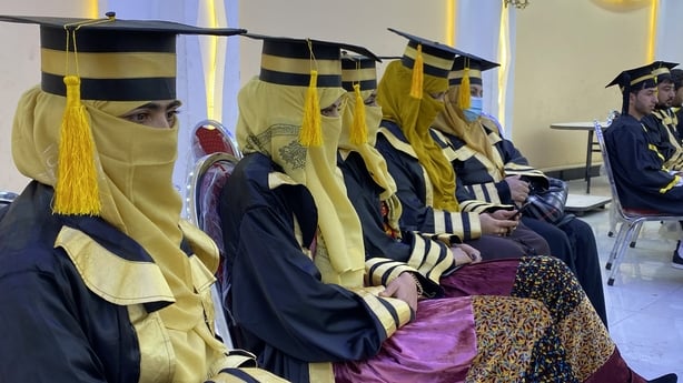 Female Kandahar university graduates
