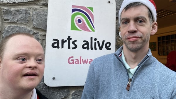 Alan Keady (L) and Damien Graham (R) are both featured in the exhibition