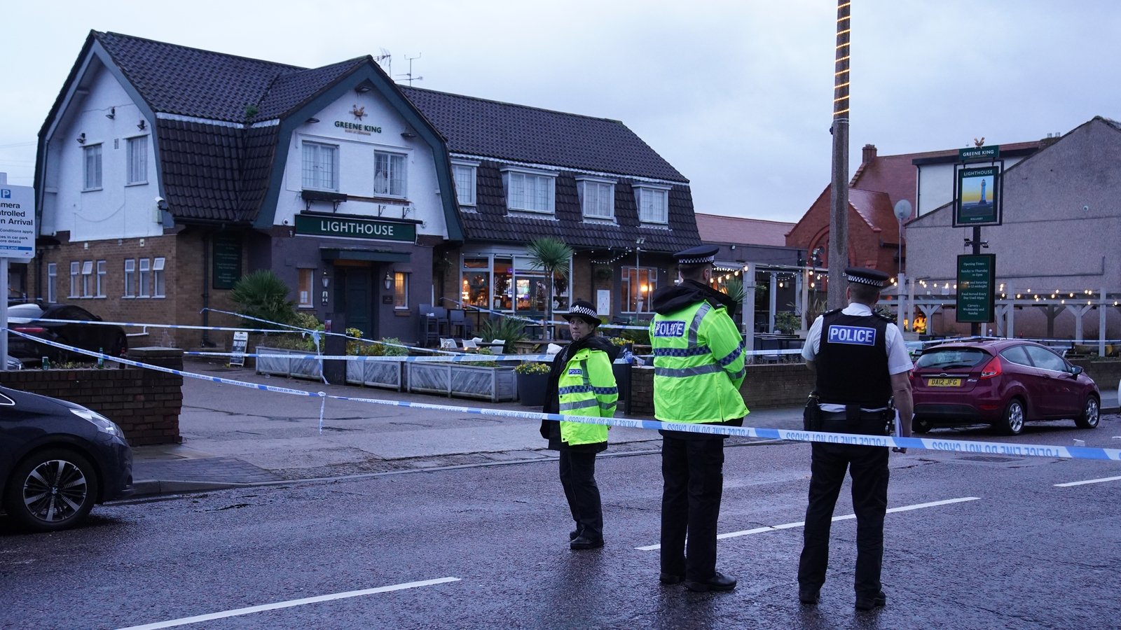 Woman killed in Christmas Eve pub shooting in UK
