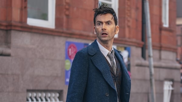 The one-minute teaser clip features footage of David Tennant as the 14th Time Lord