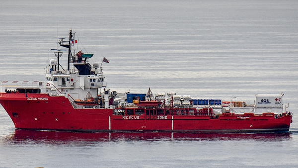 The humanitarian vessel is run by the organisation SOS Mediterranee