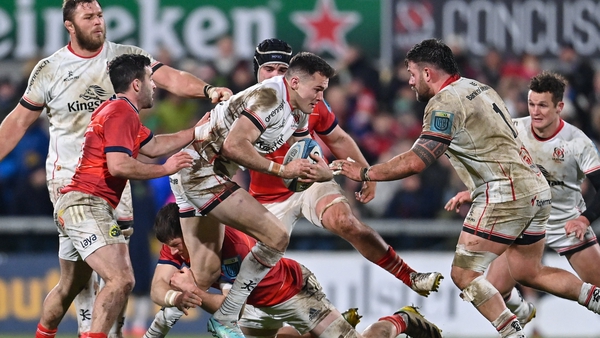 Jacob Stockdale produced some good moments in attack but Ulster failed to capitalise