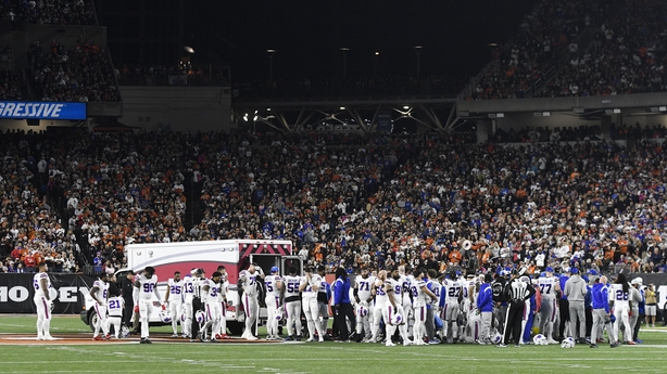 Other Sports: NFL-Hamlin receives standing ovation at Bengals-Bills playoff  game