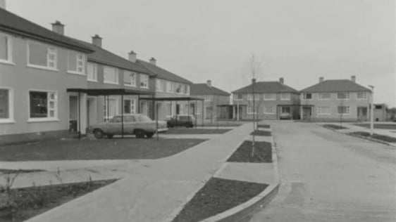 New housing development in Ashbourne, County Meath, 1973