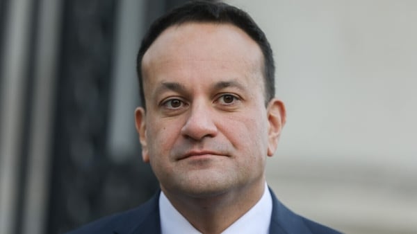 Leo Varadkar discussed the restoration of power-sharing in Northern Ireland and ongoing negotiations on the protocol with Mr Sunak (file pic)