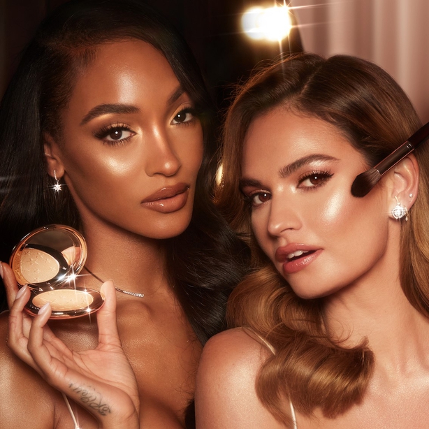 Lily James joins Jourdan Dunn in the new campaign (Charlotte Tilbury Beauty/PA)