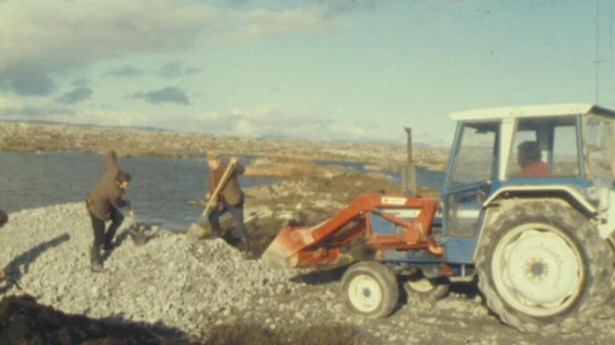 Men at work in Connemara, County Galway (1978)