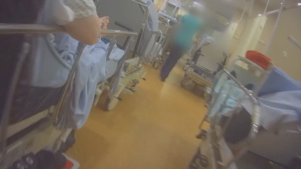 Undercover footage in recent days shows the overcrowding situation at Limerick University Hospital, which was one of the worst impacted