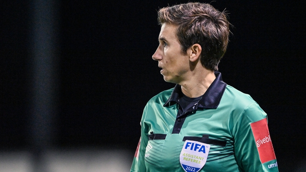 Assistant referee Michelle O'Neill during the SSE Airtricity League Premier Division match between Dundalk and Bohemians last October