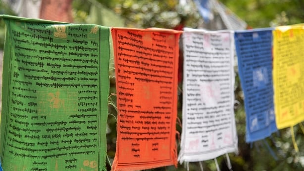 Prayer flags in Bhutan (Sarah Marshall/PA)