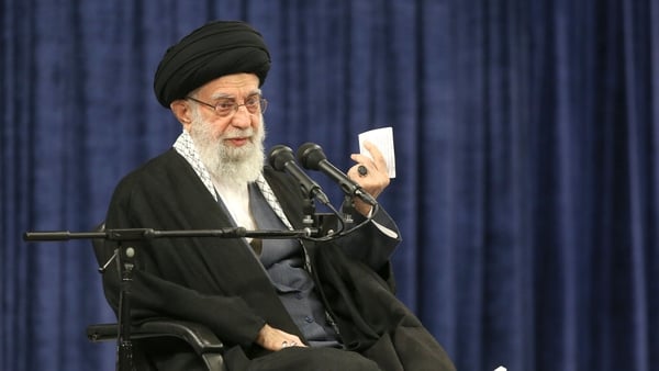 Iranian Supreme Leader Ali Khamenei speaking about the protests (Pic: Iranian leader press office)