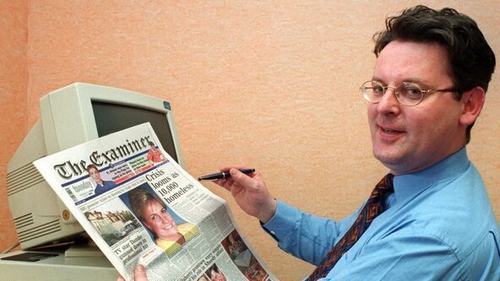 Brian Looney oversaw a rebrand of the newspaper (Pics: Irish Examiner)