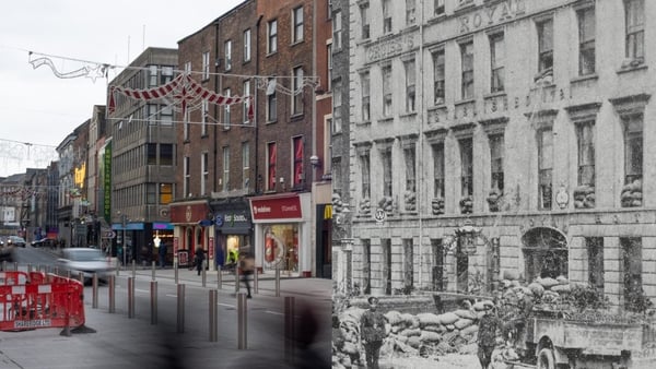 O'Connell St, Limerick, then and now
