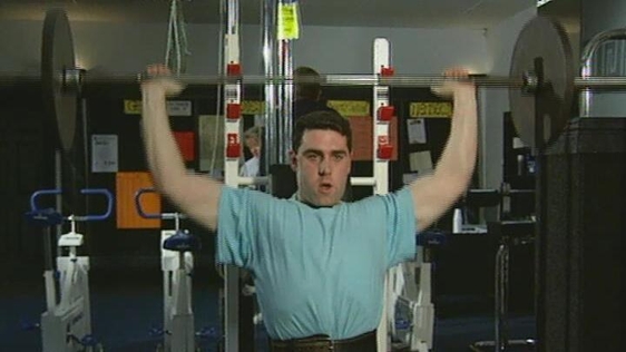 Bodybuilder Colm Doyle in 1993