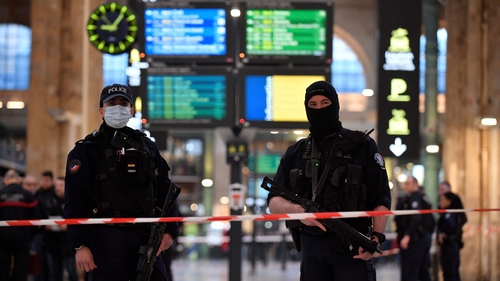 The attack happened at Gare du Nord station