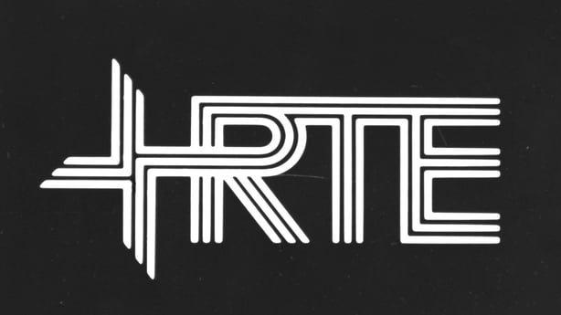 RTÉ logo for 1969-1987 designed by Don Farrell and John Cogan