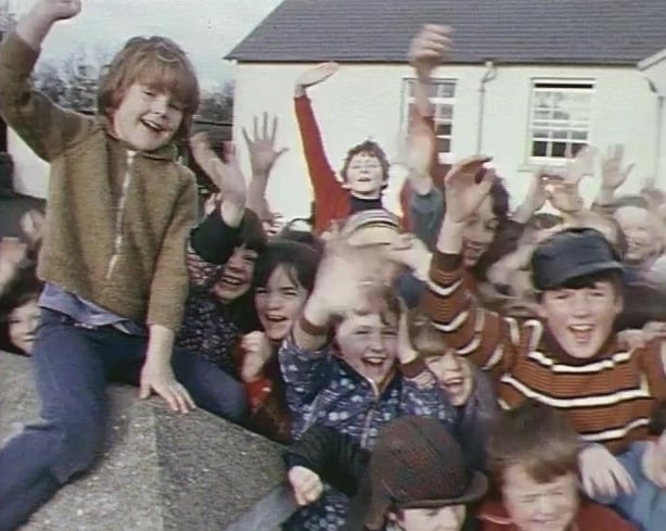 School Children in Emo, County Laois (1978)