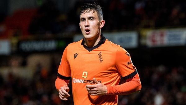 Jamie McGrath has scored two goals in 19 appearances since joining Dundee United on loan at the start of the season