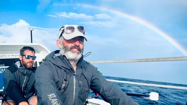 A rainbow during a squall