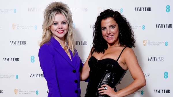Derry Girls' Saoirse Monica Jackson and Jamie-Lee O'Donnell in London last year