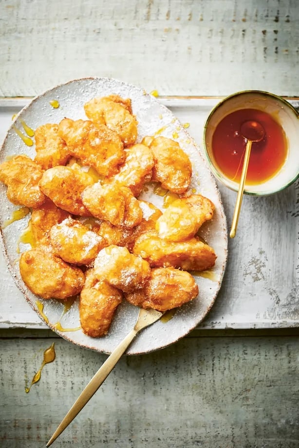 Fried bananas from One Wok, One Pot (Sam Folan/PA)