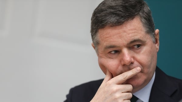 Paschal Donohoe stated he was a non-executive director of ExSite Communications on a 'pro-bono' basis (File image: Rolling News)