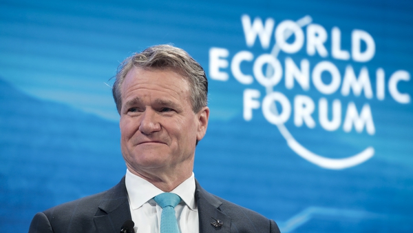 Brian Moynihan, Bank of America CEO is attendind the Davos gathering this week