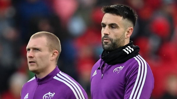 Keith Earls (L) and Conor Murray (R) were left out of the Munster squad for last week's win against Northampton