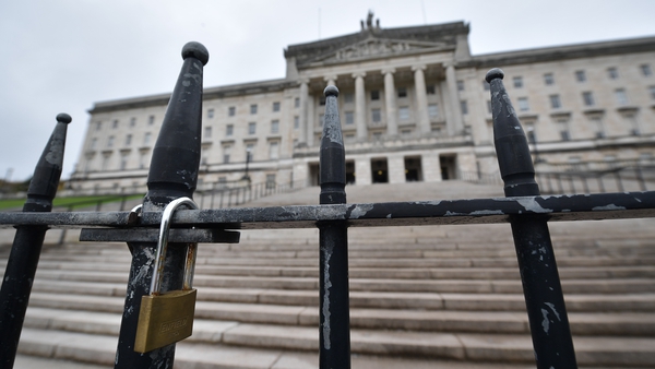 The British government is pushing for the restoration of power-sharing at Stormont