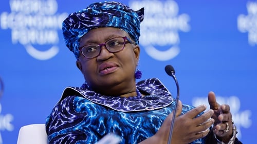 Ngozi Okonjo-Iweala, director-general of the World Trade Organization (WTO), at Davos