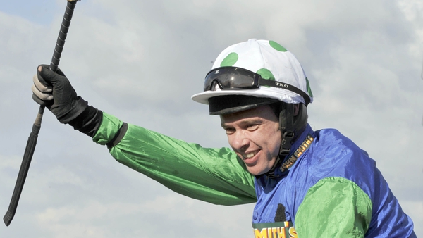 Murphy after winning the 2008 Grand National on Comply Or Die