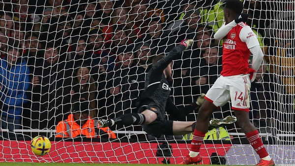 Eddie Nketiah scores Arsenal's first